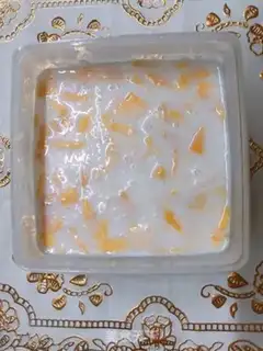 Make Mango milk pudding step 3
