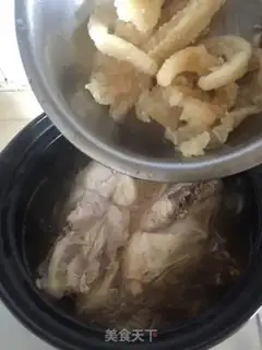 Make Mixer chicken gel soup step 3