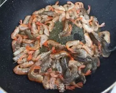Make Wildfish burning shrimp step 4