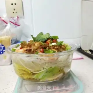 Make Garlic fan doll shrimp step 13