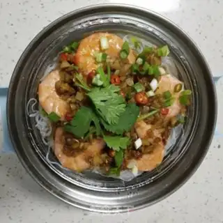 Make Garlic fan doll shrimp step 14