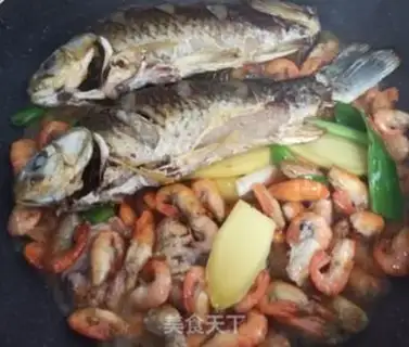Make Wildfish burning shrimp step 6