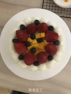 Make A fruit cake step 21