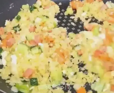 Make Egg fried rice step 5