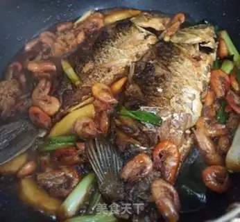 Make Wildfish burning shrimp step 8