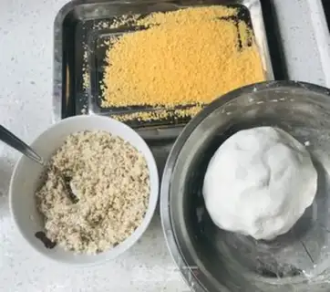 Make Sesame peanut waffles step 8