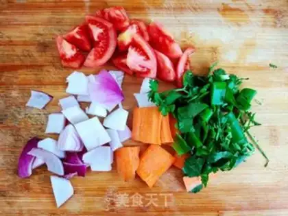 Make A spinach tomato step 3