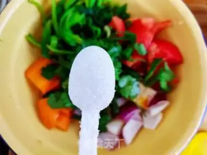 Make A spinach tomato step 7