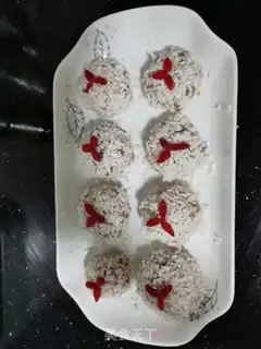 Make Pearl shrimp balls step 3