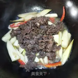 Make Beef fried white step 9