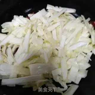 Make A red roasted cabbage fan step 2