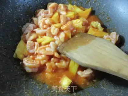 Make Pineapple shrimp step 14