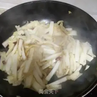 Make A red roasted cabbage fan step 3