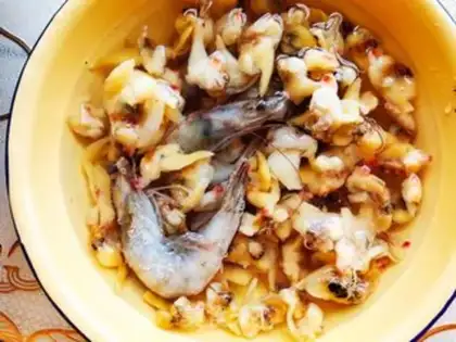 Make Cook seafood step 0