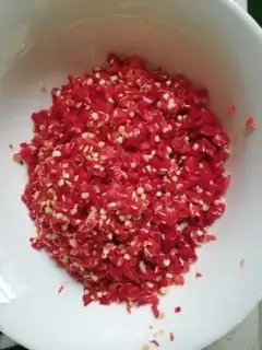 Make Spicy garlic pepper sauce step 1