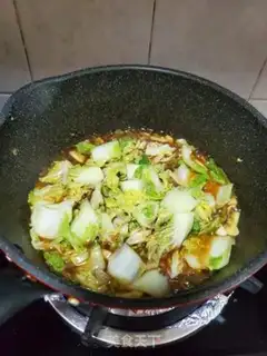Make Pelican cabbage step 8