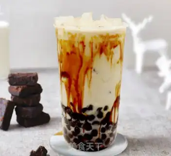 Make Black Sugar Pearl Milk Tea step 7