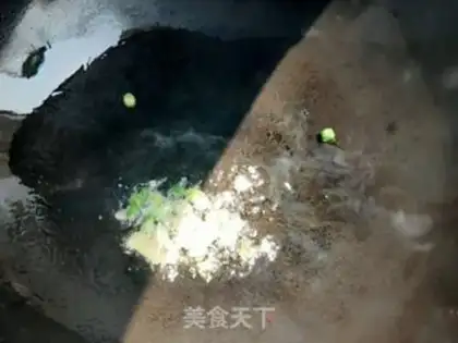Make Twin pepper eggs and white mushrooms step 5