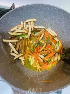 Make Wood bean dry meat step 6