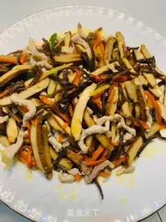 Make Wood bean dry meat step 10