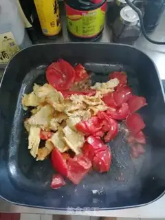Make Tomato egg cake step 3