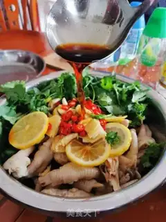 Make Lemon chicken claws step 7