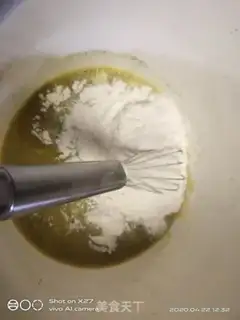 Make A spinach cake roll step 2