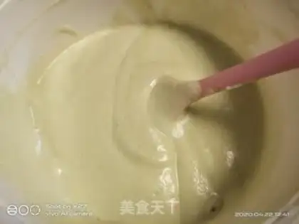 Make A spinach cake roll step 5
