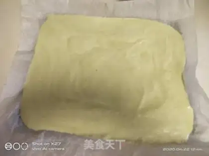 Make A spinach cake roll step 8