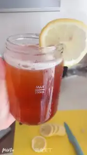 Make Homemade lemon tea step 7