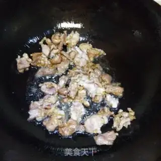 Make Garlic mushroom fried meat step 4