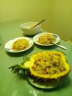 Make Sunshine pineapple fried rice step 7