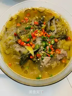 Make Sour soup, fat cow step 9