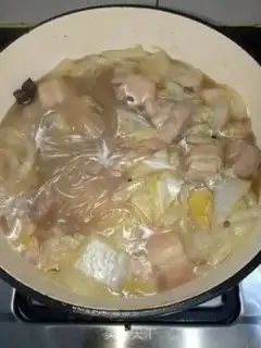 Make Five-flower cabbage pan step 7
