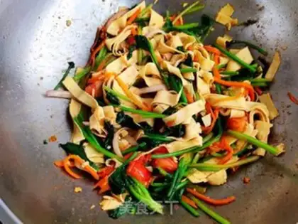 Make Soybean spinach step 7