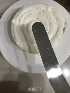 Make Mango cream cake step 19