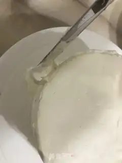 Make Mango cream cake step 20