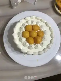 Make Mango cream cake step 23