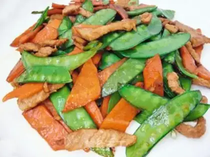 Make Fried Dutch bean carrot step 0