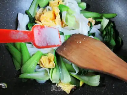 Make ♪ Little green egg fried river powder ♪ step 5