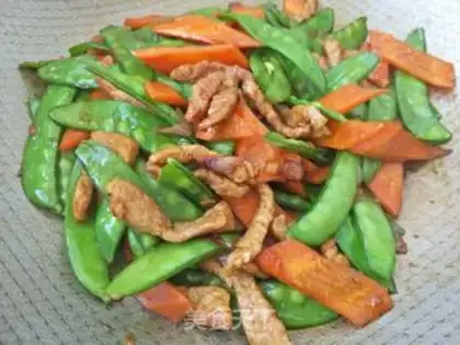 Make Fried Dutch bean carrot step 9