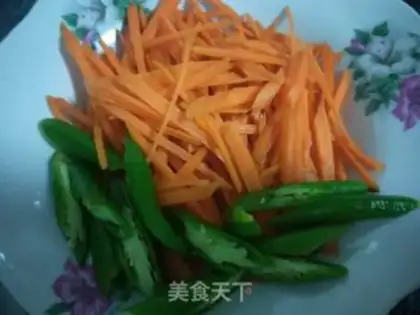 Make White mushrooms with carrots step 1