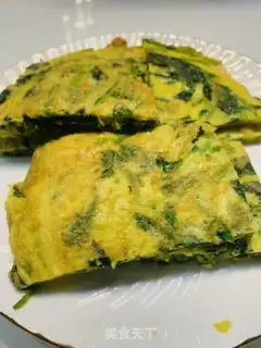 Make Spinach fried eggs step 6