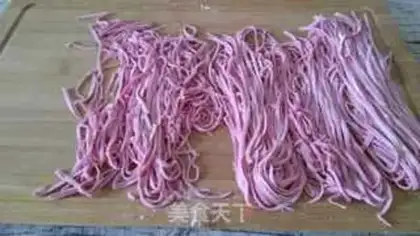 Make Lemon three, cool noodles step 5