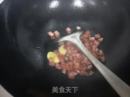 Make Blue bean corn sausage step 3