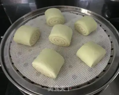 Make Double-coloured buns step 13
