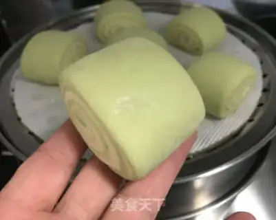 Make Double-coloured buns step 14
