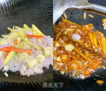 Make A red-burned catfish step 2