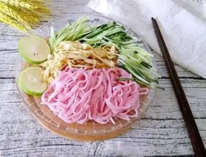 Make Lemon three, cool noodles step 13