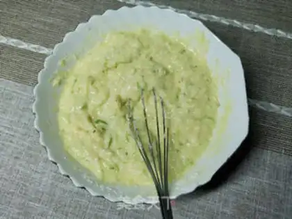 Make Shrimp veggie rice cake step 3